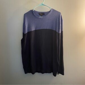 Brooks Brothers Italian Yarn Men’s XXL Sweater – Blue/Black